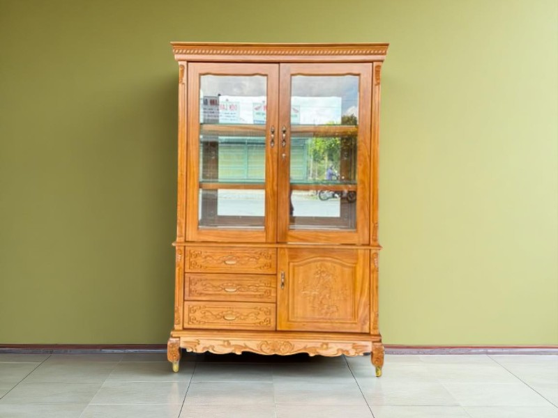 Tủ Rượu Gỗ Đẹp – Kết Hợp Hoàn Hảo Giữa Sang Trọng Và Bền Bỉ 5 Tủ Rượu Gỗ Đẹp