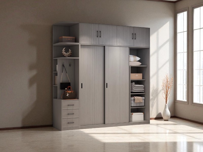 Tủ gỗ 2 cánh nhỏ gọn, tiện lợi và sang trọng 6 Tủ gỗ 2 cánh