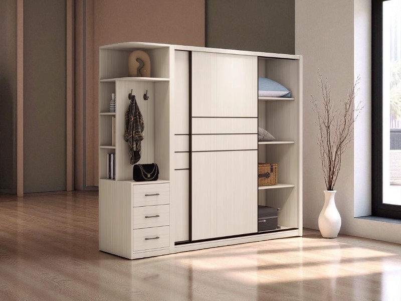 Tủ gỗ 2 cánh nhỏ gọn, tiện lợi và sang trọng 2 Tủ gỗ 2 cánh