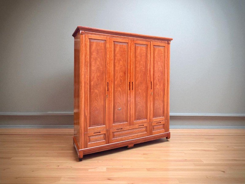 Tủ Quần Áo Cửa Lùa 4 Cánh Tiện Lợi Và Thẩm Mỹ 5 Tủ quần áo cửa lùa 4 cánh