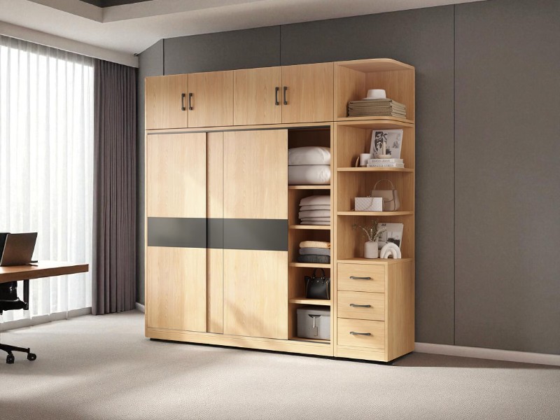 Tủ Quần Áo Kết Hợp Bàn Trang Điểm Hiện Đại 4 Tủ quần áo kết hợp bàn trang điểm