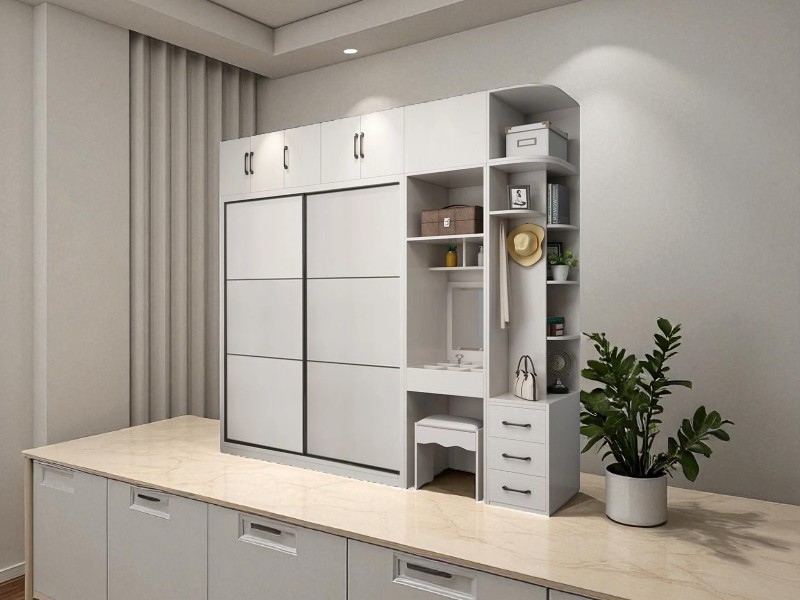 Tủ Quần Áo Kịch Trần – Tối Ưu Diện Tích Hiệu Quả 2 Tủ quần áo kịch trần
