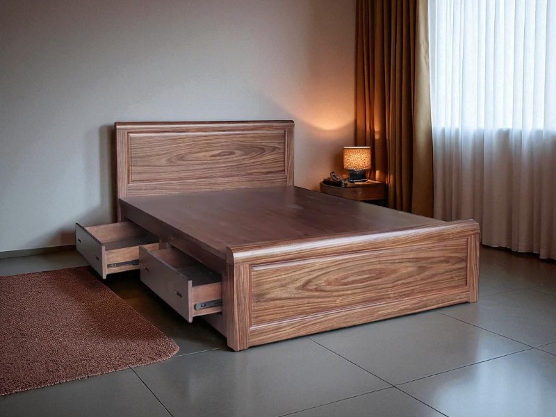Giường Gỗ Hương Đá Sang Trọng, Bền Bỉ Với Thời Gian 4 giường gỗ hương đá