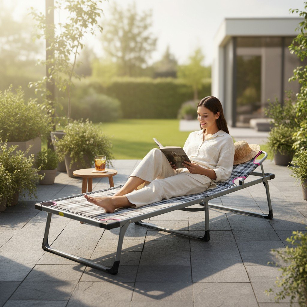 Giường Gấp Cao Cấp: Giải Pháp Tối Ưu Cho Không Gian Sống Thông Minh 20 Giường gấp cao cấp khung thép không gỉ chịu lực 300kg