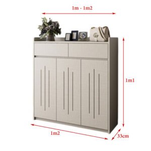 Mẫu tủ giày dép hiện đại