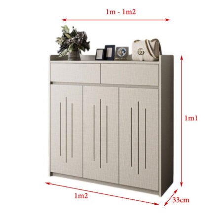 Mẫu tủ giày dép hiện đại