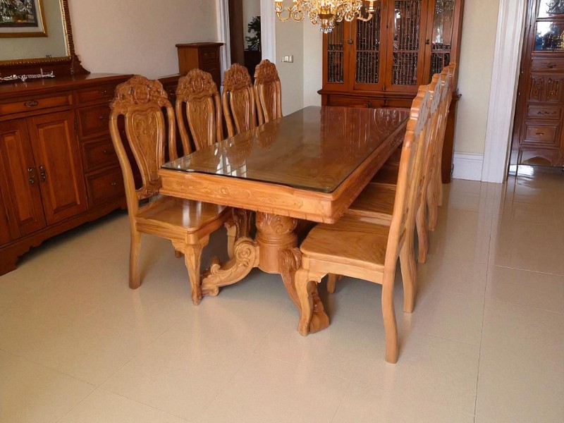 Bàn Ăn Gỗ Hiện Đại – Tôn Vinh Phong Cách Sống Tinh Tế 2 Bàn ăn gỗ hiện đại