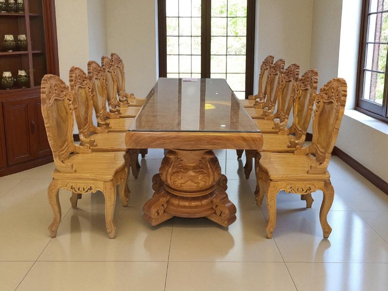 Bàn Ăn Gỗ Hiện Đại – Tôn Vinh Phong Cách Sống Tinh Tế 4 Bàn ăn gỗ hiện đại
