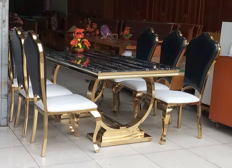 Bàn ăn tân cổ điển 6 ghế đẹp – Thiết kế sang trọng cho phòng ăn hiện đại 26 Bàn ăn tân cổ điển 6 ghế đẹp