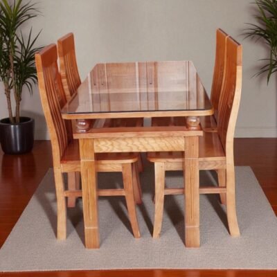 Bộ Bàn Ăn Gỗ Xoan Đào 4 Ghế MS 3249 Bộ Bàn Ăn Gỗ Xoan Đào 4 Ghế
