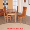 Bộ Bàn Ăn Gỗ Xoan Đào 4 Ghế