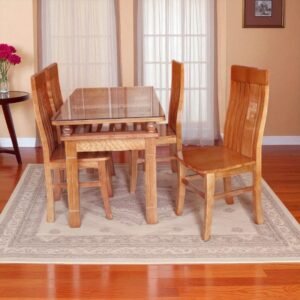 Bộ Bàn Ăn Gỗ Xoan Đào 4 Ghế MS 3249 7 Bộ Bàn Ăn Gỗ Xoan Đào 4 Ghế