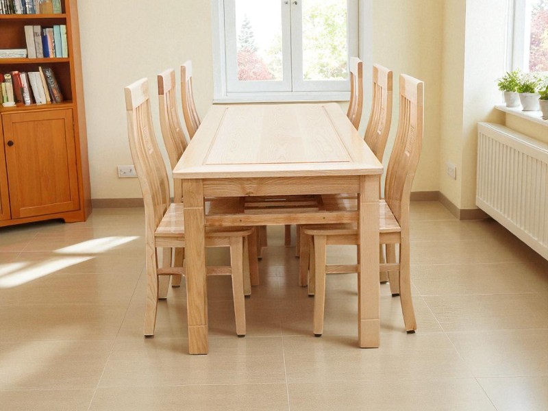 Bộ bàn ăn 6 ghế giá rẻ đẹp bền cho gia đình Việt 3 Bộ bàn ăn 6 ghế giá rẻ