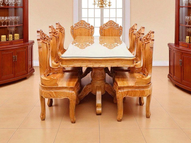 Bộ bàn ghế ăn 4 ghế nhỏ gọn tiện dụng cho căn hộ 7 Bộ bàn ghế ăn 4 ghế