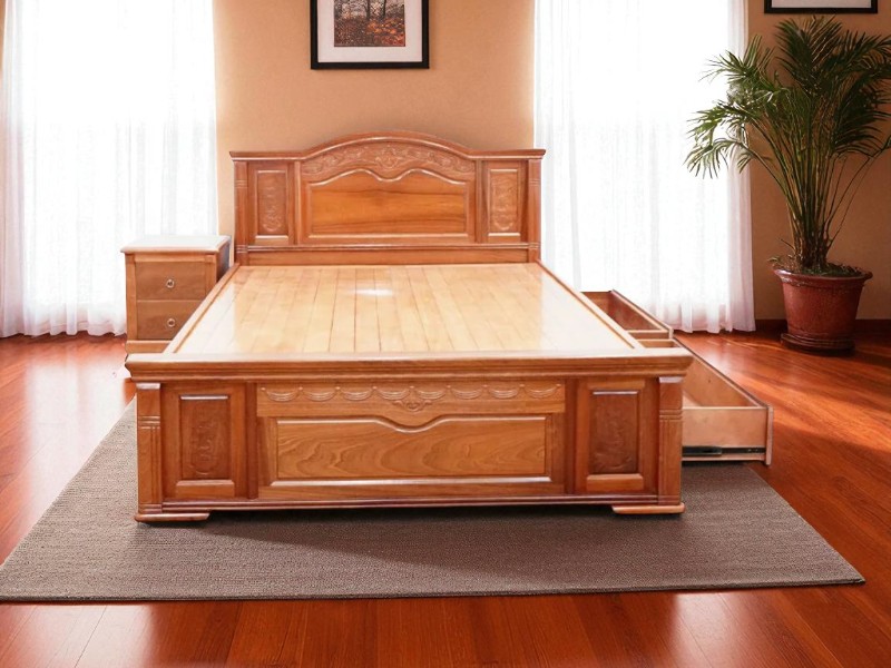 Các mẫu giường gỗ đẹp hiện đại hợp xu hướng 6 Các mẫu giường gỗ đẹp hiện đại
