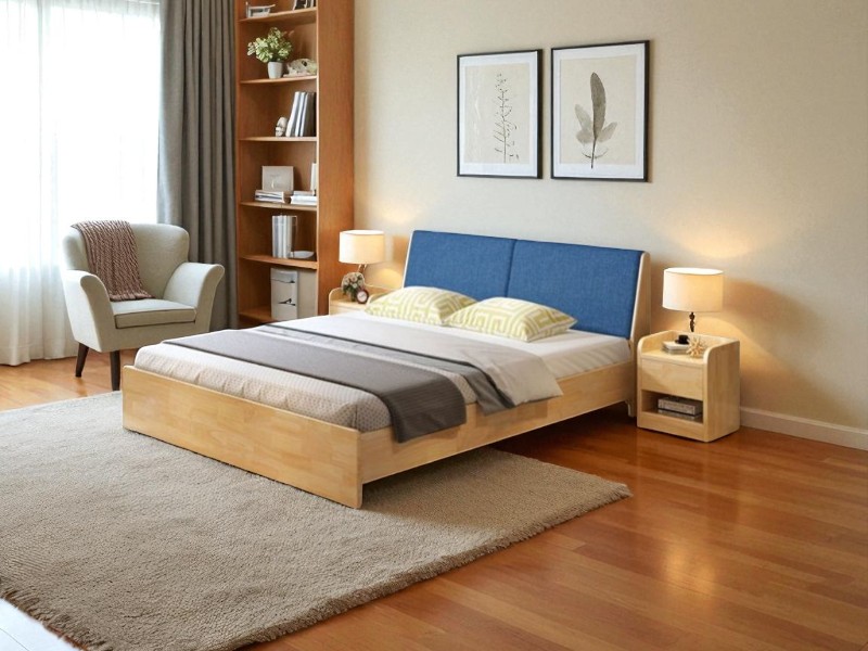 Các mẫu giường gỗ đẹp hiện đại hợp xu hướng 3 Các mẫu giường gỗ đẹp hiện đại