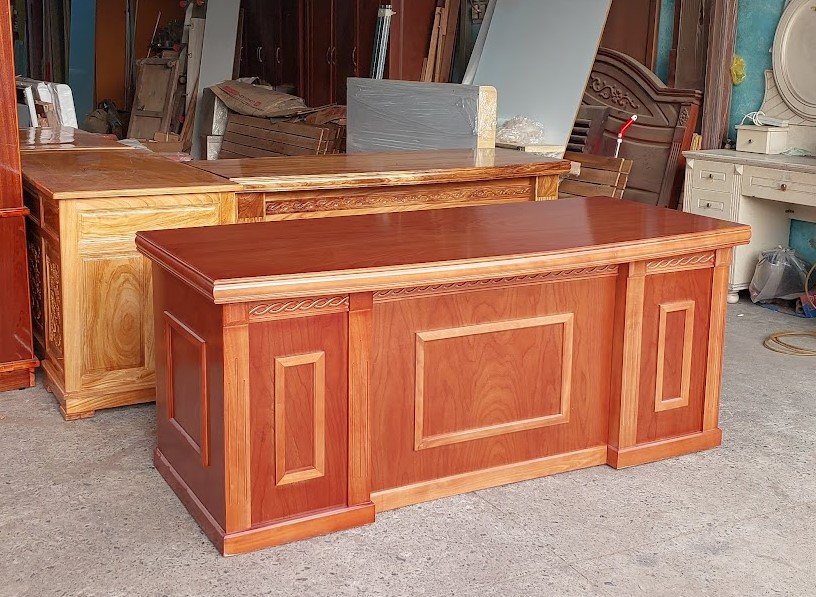 Bộ bàn ghế phòng họp 8 người thiết kế tối giản