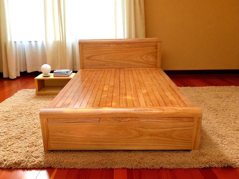 Giá giường gỗ 1m x 2m phù hợp mọi ngân sách 6 Giá giường gỗ 1m x 2m