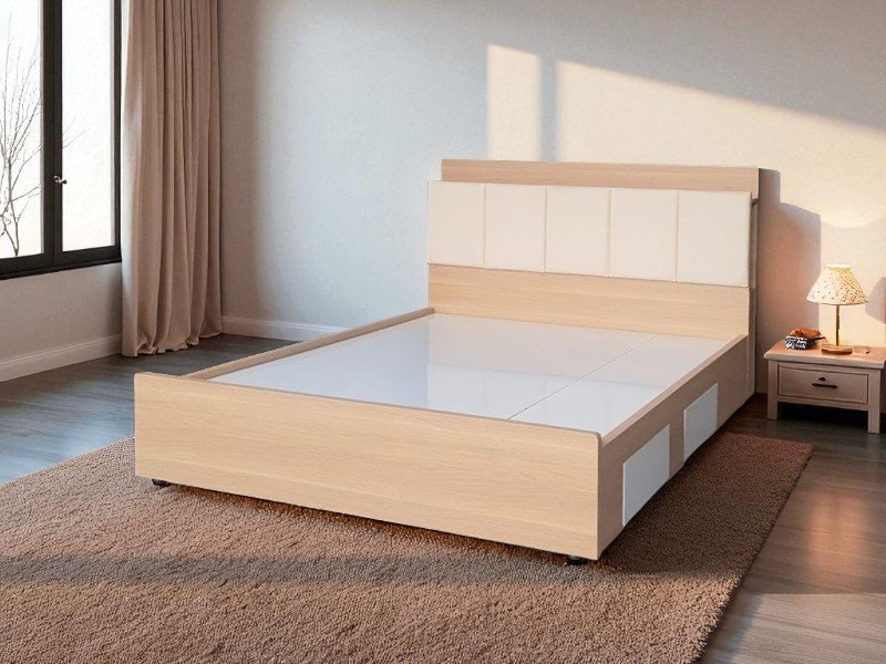 Giá giường gỗ công nghiệp 1m8 bền đẹp cho phòng ngủ 4 Giá giường gỗ công nghiệp 1m8