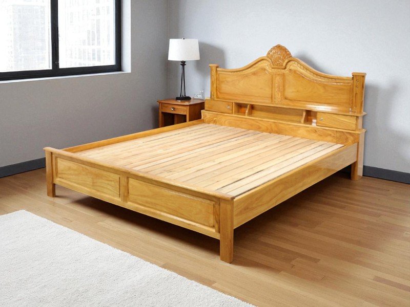 Giường gỗ sồi nga 2mx2m2: Ưu đãi mùa – chất lượng cao 22 Giường gỗ sồi nga 2mx2m2