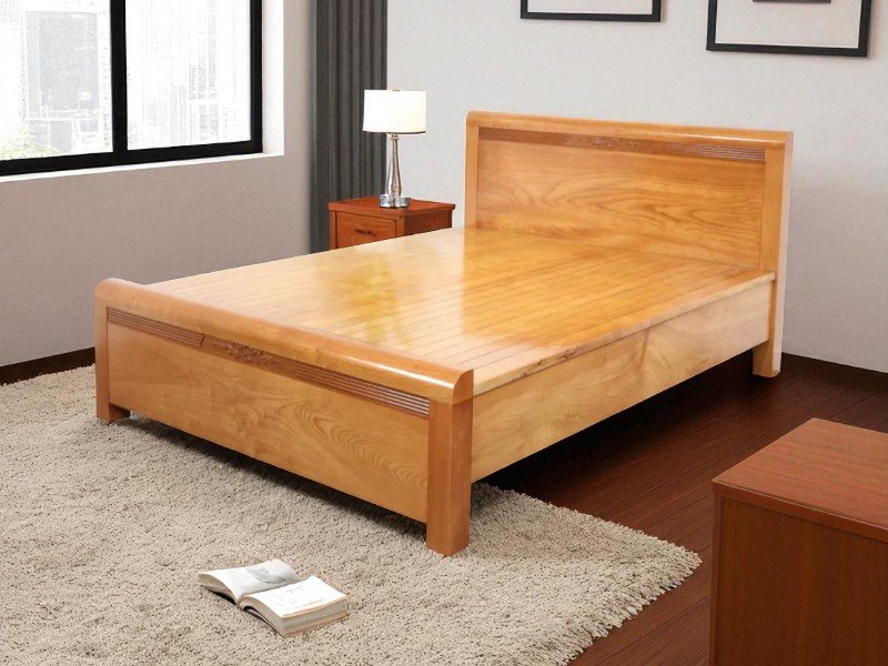 Giường gỗ sồi nga 2mx2m2: Ưu đãi mùa – chất lượng cao 20 Giường gỗ sồi nga 2mx2m2