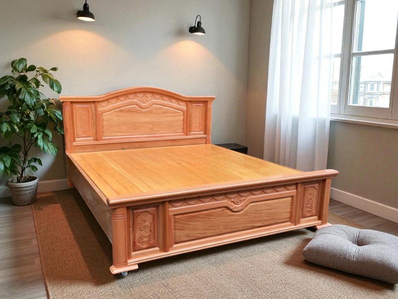 Giường gỗ xoan đào 1m6x2m bền đẹp cho mọi gia đình 5 Giường gỗ xoan đào 1m6x2m