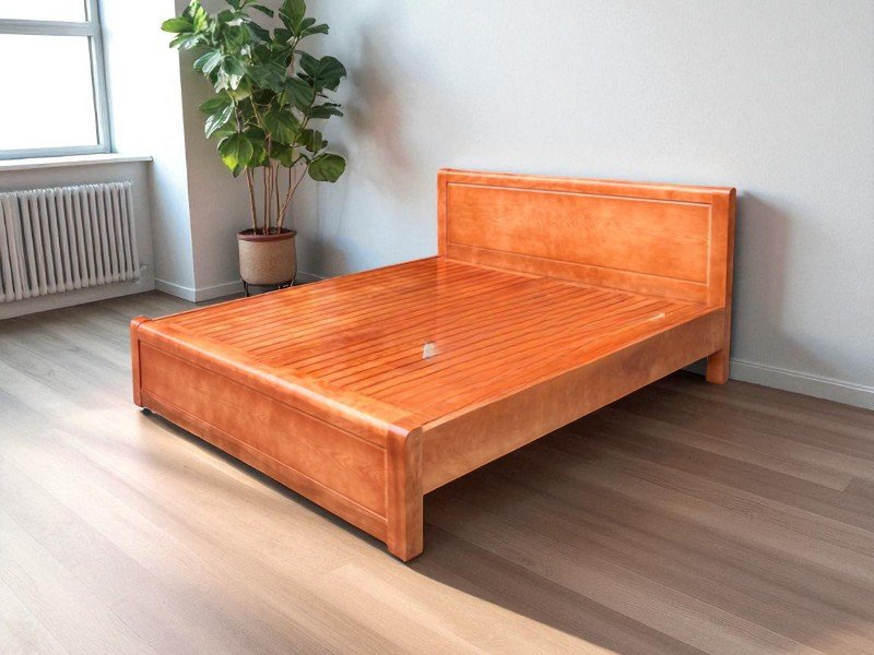 Giường gỗ xoan đào 1m6x2m bền đẹp cho mọi gia đình 4 Giường gỗ xoan đào 1m6x2m