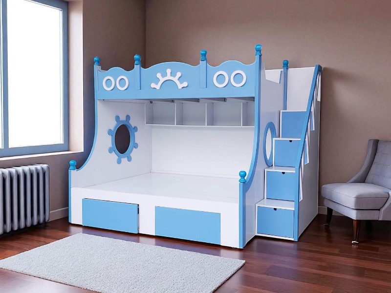 Giường Tầng Công Chúa – Thiết Kế Đáng Yêu Cho Bé Gái 2 Giường tầng công chúa