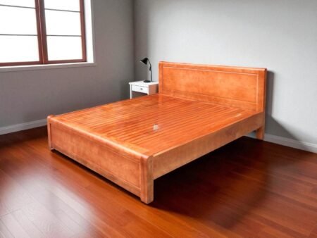 Mẫu giường hộp gỗ đẹp