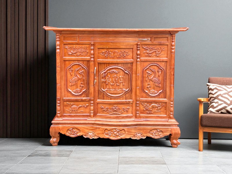 Cách trang trí bàn thờ ngày Tết đẹp và trang nghiêm 5 Trang trí bàn thờ ngày tết