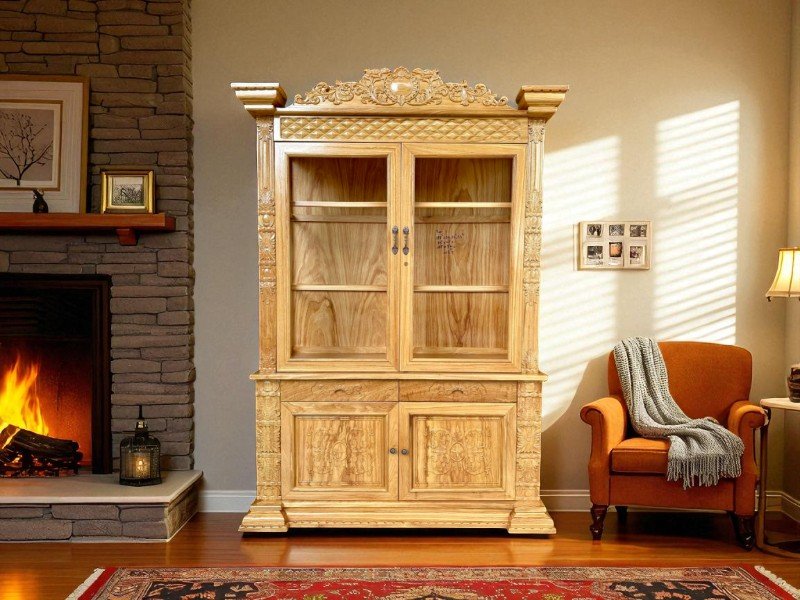Tủ rượu quầy bar gỗ