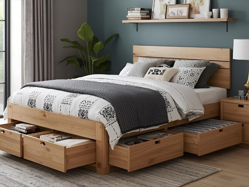 Giường Gỗ Có Ngăn Kéo: Giải Pháp Tối Ưu Cho Phòng Ngủ Hiện Đại 21 giuong ngu
