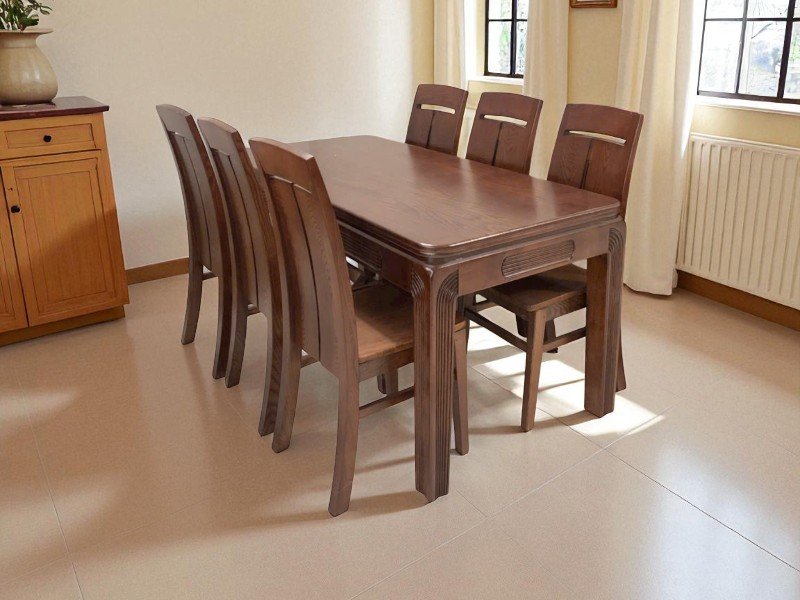 Bàn ăn 10 người rộng rãi tiện nghi cho đại gia đình 6 Bàn ăn 10 người