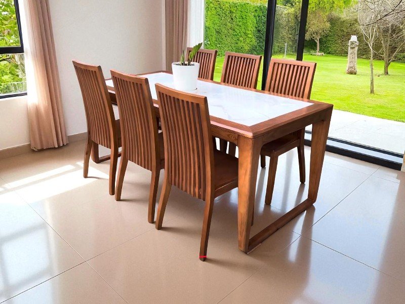 Bàn ăn 10 người rộng rãi tiện nghi cho đại gia đình 4 Bàn ăn 10 người