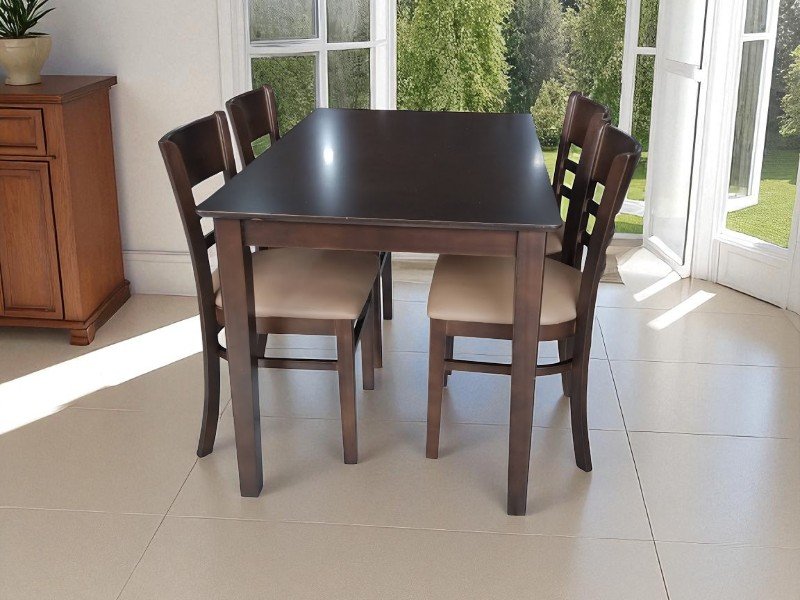 Bàn gỗ ăn cơm sang trọng cho không gian gia đình 6 Bàn gỗ ăn cơm