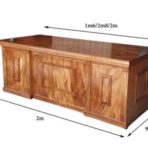 Bàn làm việc gỗ tự nhiên vân hương xám MS 3255 11 Bàn làm việc gỗ tự nhiên vân hương xám