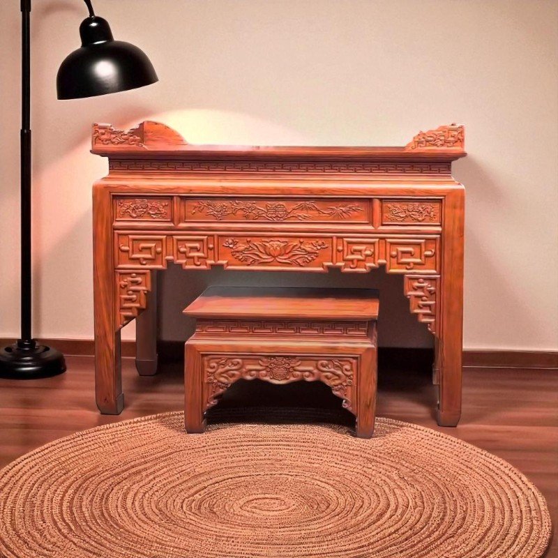 Bàn thờ nhà chung cư nhỏ gọn tinh tế cho căn hộ 4 Bàn thờ nhà chung cư nhỏ