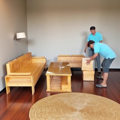 Bộ ghế sa lông gỗ sồi tự nhiên