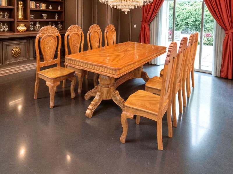 5 cách nhận biết bàn ăn gỗ hợp mệnh Thổ 4 Cách nhận biết bàn ăn gỗ hợp mệnh Thổ