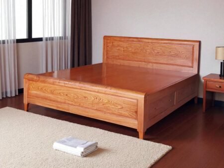 Giá giường gỗ sồi 1m6