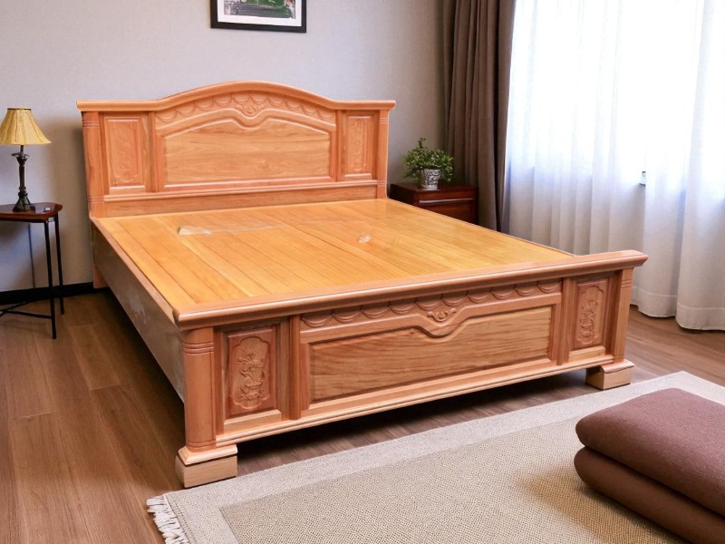 Giá giường gỗ sồi 1m6 mới nhất trên thị trường 3 Giá giường gỗ sồi 1m6