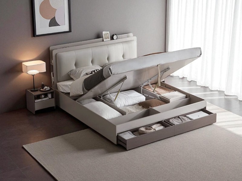 Giá giường gỗ xoan đào 1m8x2m chất lượng cho gia đình 6 Giá giường gỗ xoan đào 1m8x2m
