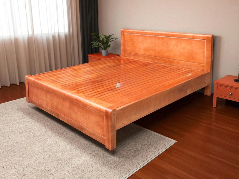 Giá giường gỗ xoan đào 1m8x2m chất lượng cho gia đình 5 Giá giường gỗ xoan đào 1m8x2m