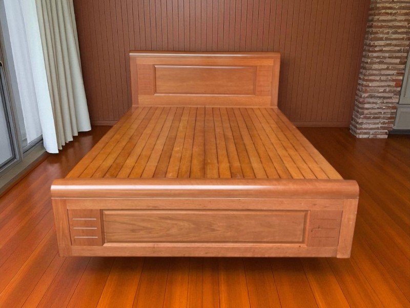 Giá giường gỗ xoan đào 2mx2m chất lượng bền đẹp 4 Giá giường gỗ xoan đào 2mx2