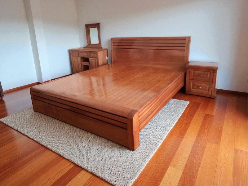 Giá giường gỗ xoan đào 2mx2m chất lượng bền đẹp 3 Giá giường gỗ xoan đào 2mx2