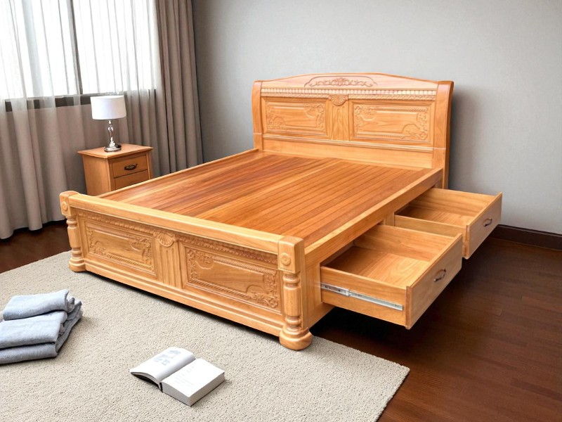 Giường ngủ 1m2 x 2m giá rẻ tiện lợi cho mọi nhà 4 Giường ngủ 1m2 x 2m giá rẻ