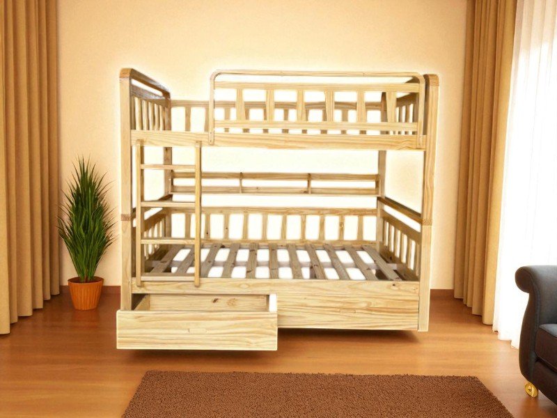 Giường tầng 4 người tiện lợi cho không gian nhỏ 3 Giường tầng 4 người