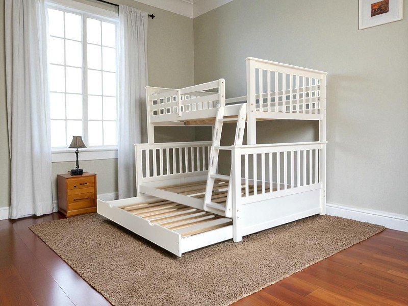 Giường tầng cho gia đình 4 người hiện đại tiện ích 6 Giường tầng cho gia đình 4 người