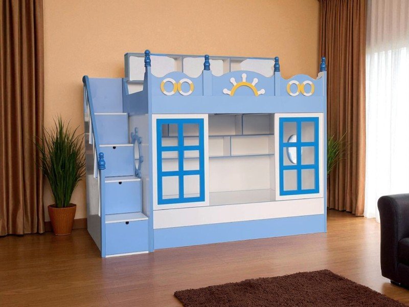 Giường tầng cho gia đình 4 người hiện đại tiện ích 3 Giường tầng cho gia đình 4 người