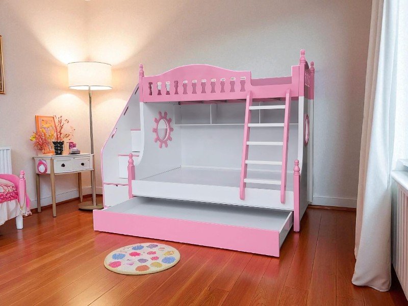 Giường tầng gỗ giá rẻ TPHCM bền đẹp cho gia đình 4 Giường tầng gỗ giá rẻ TPHCM